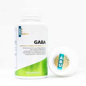 Гамма-аміномасляна кислота GABA ABU, 90 капсул