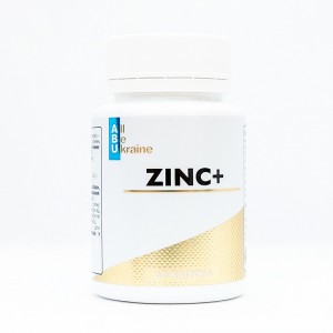Цинк цитрат з вітаміном С та лемонграсом Zinc+ ABU, 60 капсул