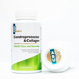 Комплекс для здоров'я суглобів Condroprotector&Collagen ABU, 120 капсул