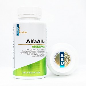 Екстракт люцерни AlfaALfa ABU, 200 таблеток